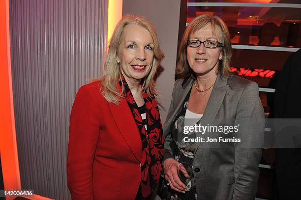 Amanda Neville attends the VIP screening of 'Salmon Fishing in Yemen' at Odeon Whiteleys on March 28, 2012 in London, England.