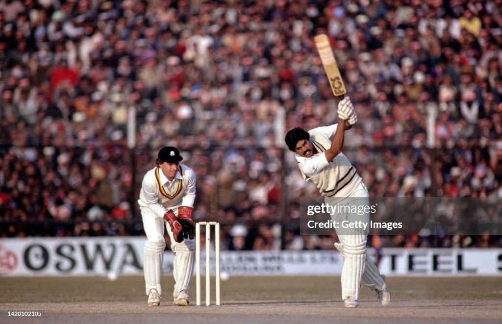 Kapil Dev India v England ODI 1981