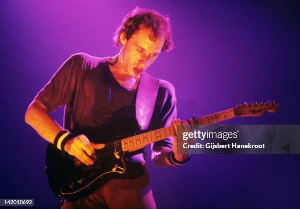 2nd JUNE: Mark Knopfler from Dire Straits performs live on stage during the Communique tour at Stadthalle in Freiburg, Germany on 2nd June 1979.