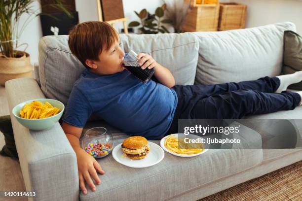 fast-food-liebhaber - ungesund leben stock-fotos und bilder