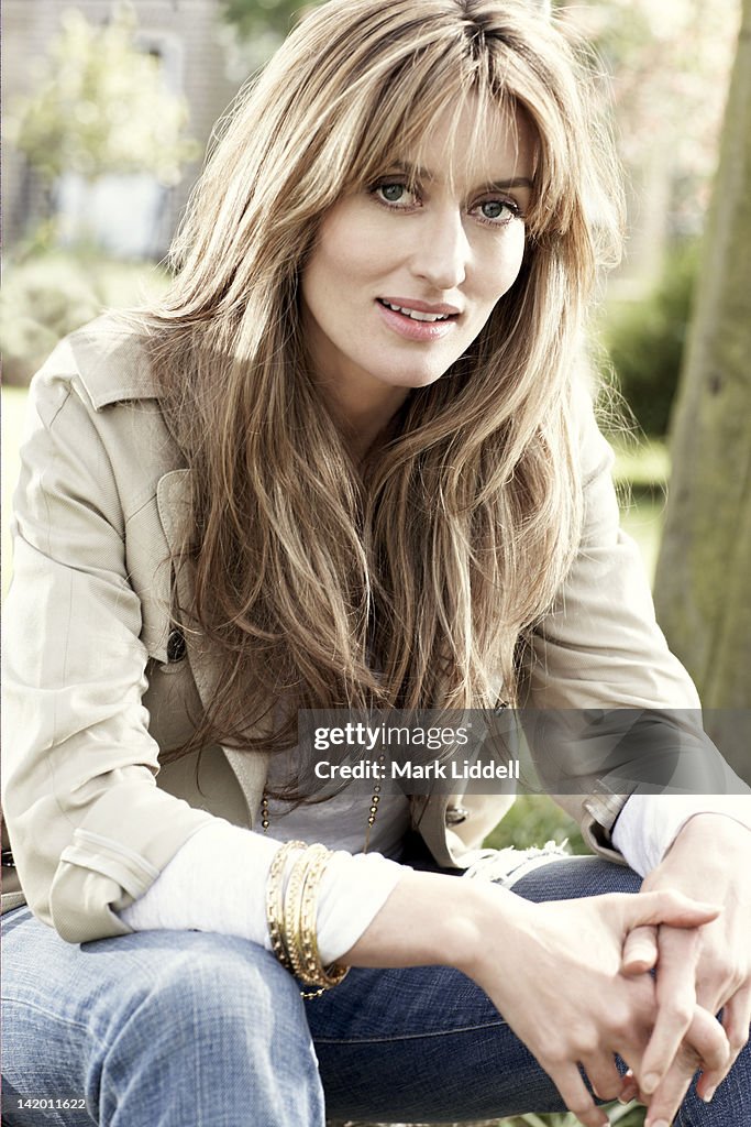 Actress Natascha Mcelhone is photographed for Red Magazine UK on June