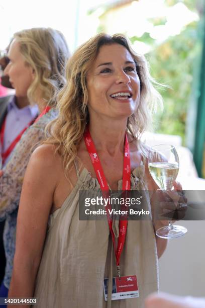 Cinzia Rutson attends The Luncheon To Celebrate The Tenth Anniversary Of Biennale College Cinema on September 02, 2022 in Venice, Italy.