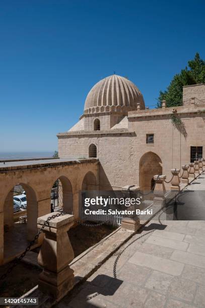 the old and historical zinciriye medrese in mardin. - mardin stock pictures, royalty-free photos & images