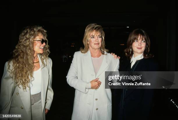 Dyan Cannon, Linda Gray and daughter Kehly Sloane at the Hollywood Women's Political Committee in Los Angeles, California, United States, 28th...