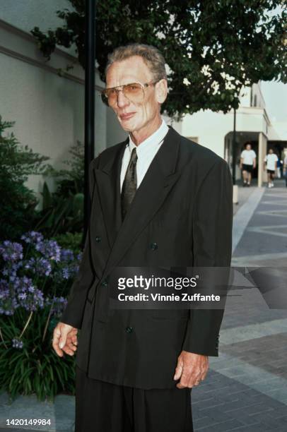 Ginger Baker attends the party celebrating the release of Ringo Starr's album 'Time Takes Time,' held at the Paramount Theater in Los Angeles,...