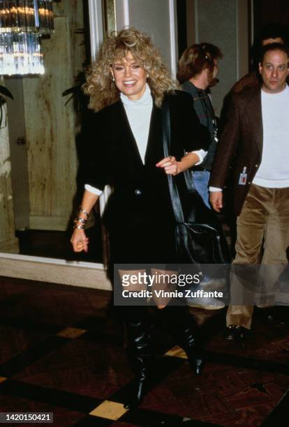 Dyan Cannon attends an event, Unites States, circa 1990s.