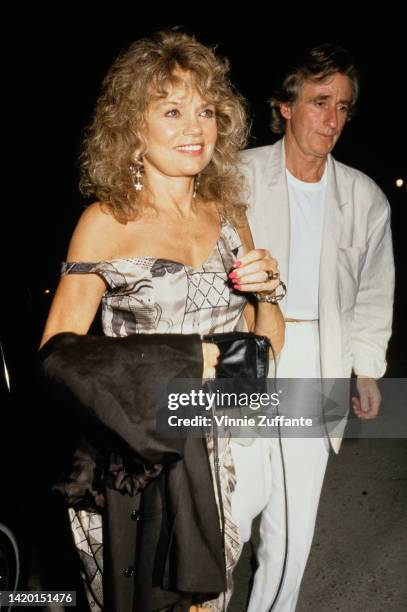 Dyan Cannon attends an event, Unites States, circa 1990s.