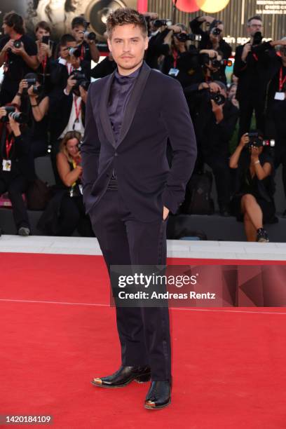 Dylan Sprouse attends the "Bones And All" red carpet at the 79th Venice International Film Festival on September 02, 2022 in Venice, Italy.