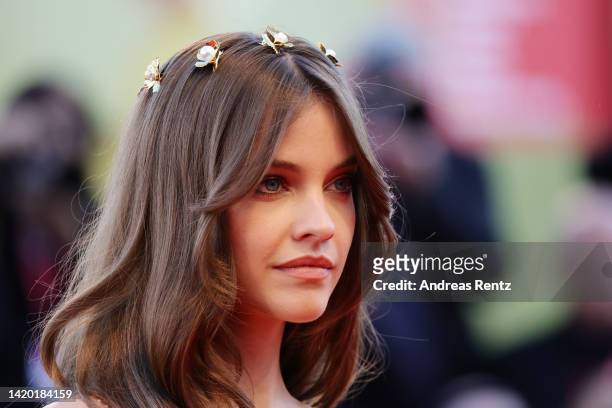 Barbara Palvin attends the "Bones And All" red carpet at the 79th Venice International Film Festival on September 02, 2022 in Venice, Italy.