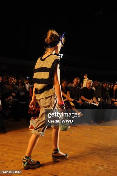 Marike Le Roux on the runway at Marc by Marc Jacobs spring 2010 runway show at the New York State Armory.