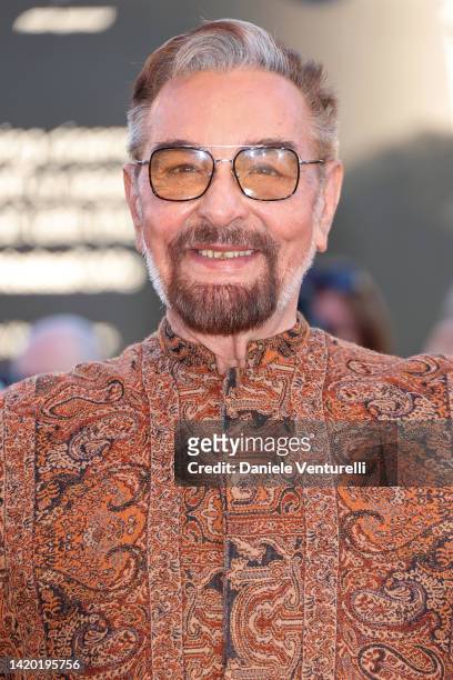 Kabir Bedi attends the "Bones And All" red carpet at the 79th Venice International Film Festival on September 02, 2022 in Venice, Italy.