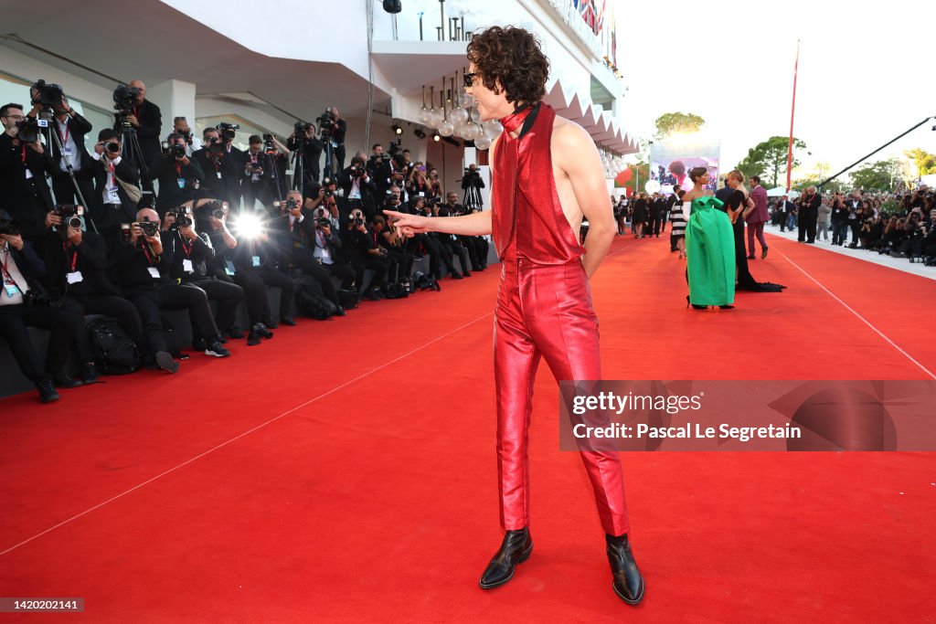 "Bones And All" Red Carpet - 79th Venice International Film Festival