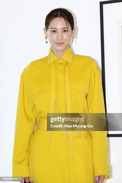 Actress Claudia Kim aka Kim Soo-Hyun attends the 'JIL SANDER' photocall on September 02, 2022 in Seoul, South Korea.