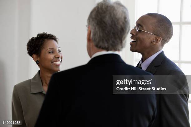 business people talking together - politician back stock pictures, royalty-free photos & images