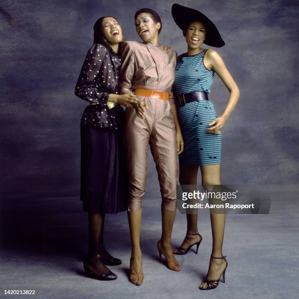 Singers Ruth, Anita, and June Pointer-The Pointer Sisterss, portrait session in Los Angeles, California 1980.