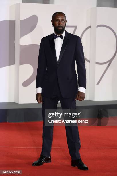 Ladj Ly attends the Netflix film "Athena" red carpet at the 79th Venice International Film Festival on September 02, 2022 in Venice, Italy.