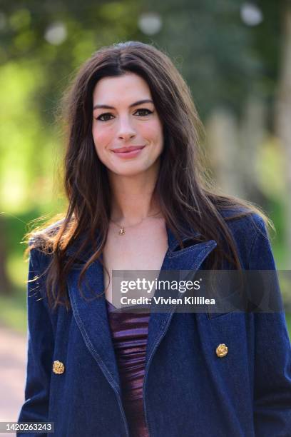 Anne Hathaway attends the Telluride Film Festival on September 02, 2022 in Telluride, Colorado.