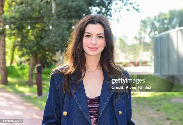 Anne Hathaway attends the Telluride Film Festival on September 02, 2022 in Telluride, Colorado.