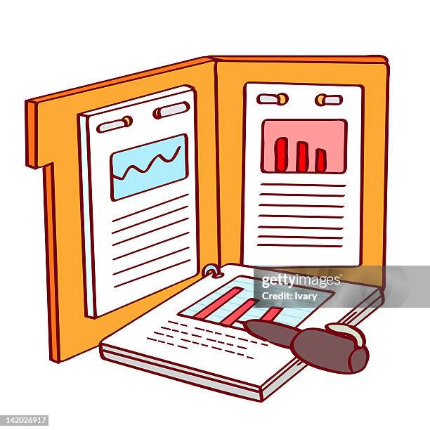 Paper File Graphc Graph On File With Paper High-Res Vector Graphic - Getty Images