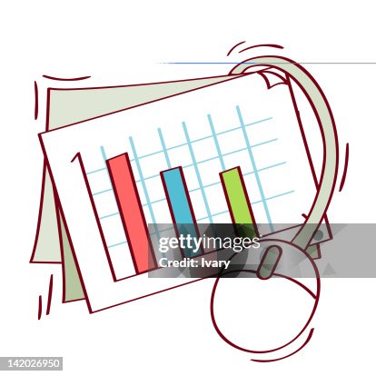 Computer Mouse Graph Computer Mouse With Graph High-Res Vector Graphic - Getty Images