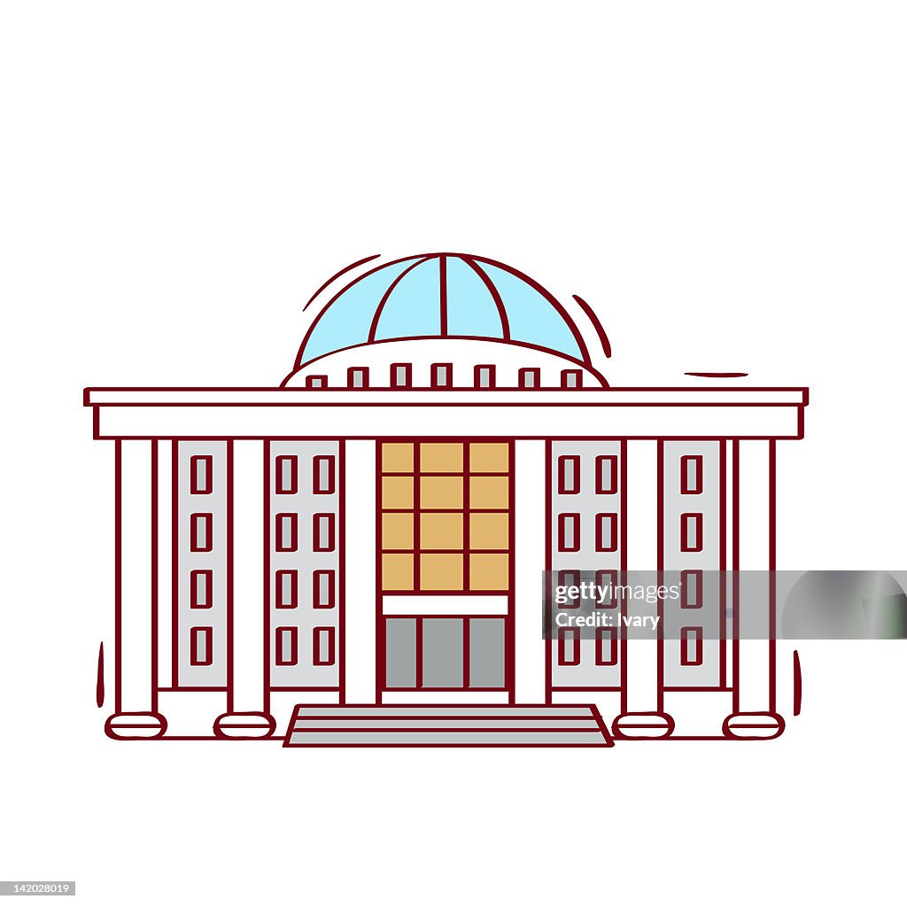 Illustration of Old Mississippi State Capitol