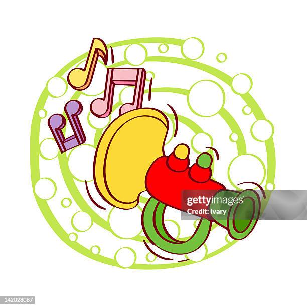 illustration of flute recorder - flute player white background stock illustrations