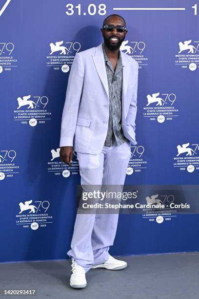 Ladj Ly attends the photocall for "Athena" at the 79th Venice International Film Festival on September 02, 2022 in Venice, Italy.