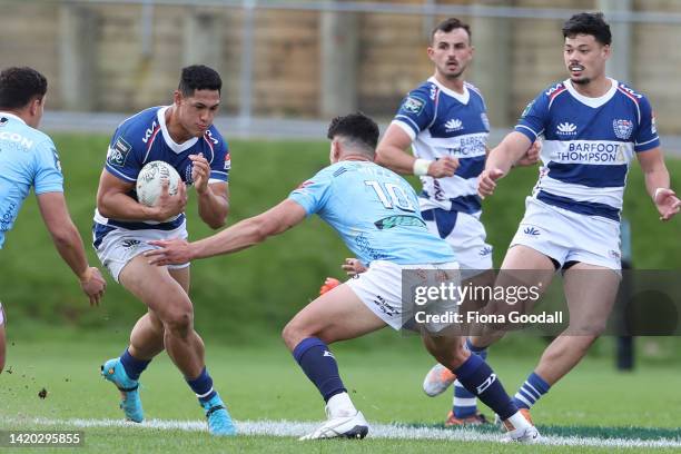 Roger Tuivasa Sheck of Auckland in action during the round five Bunnings NPC match between Northland and Auckland at Semenoff Stadium, on September...