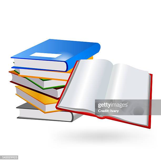 Book Stack Getty 367 Stack Of Books White Background High Res Illustrations - Getty Images