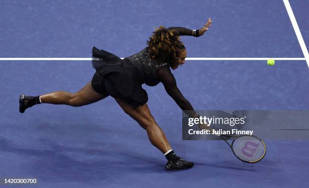 Serena Williams of the United States in action in her match against Ajla Tomlijanovic of Australia during their Women's Singles Third Round match on...
