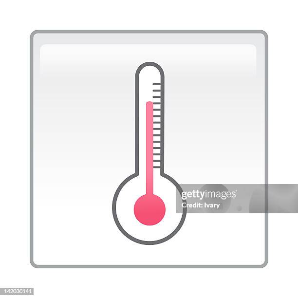 ilustrações, clipart, desenhos animados e ícones de illustration of thermometer - termometro mercurio