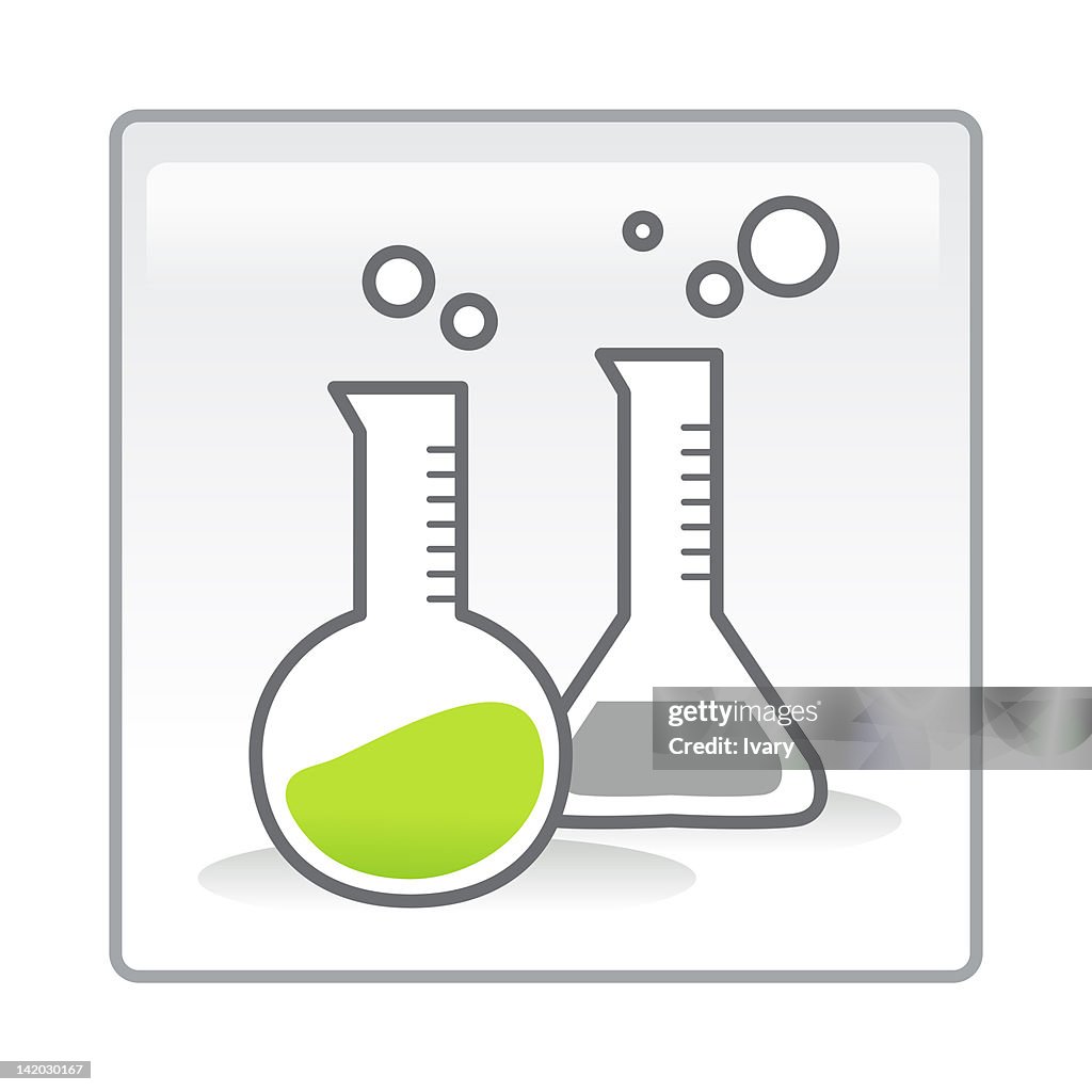 Beaker filled with liquid