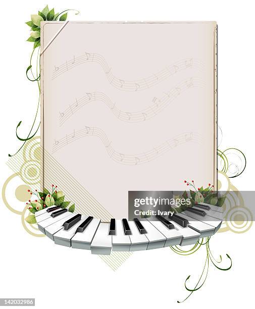 Music Note Spring Frame Music Note Picture Frame Photos and Premium High Res Pictures - Getty ...