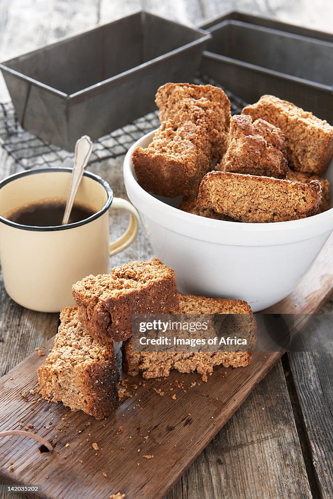 Traditional Karoo cooking. Bran rusks