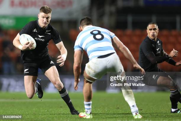 Jordie Barrett of the New Zealand All Blacks during The Rugby Championship match between the New Zealand All Blacks and Argentina Pumas at FMG...