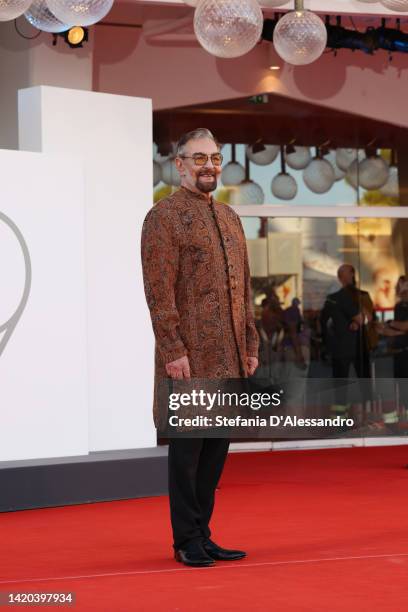 Kabir Bedi attends the "Bones And All" red carpet at the 79th Venice International Film Festival on September 02, 2022 in Venice, Italy.
