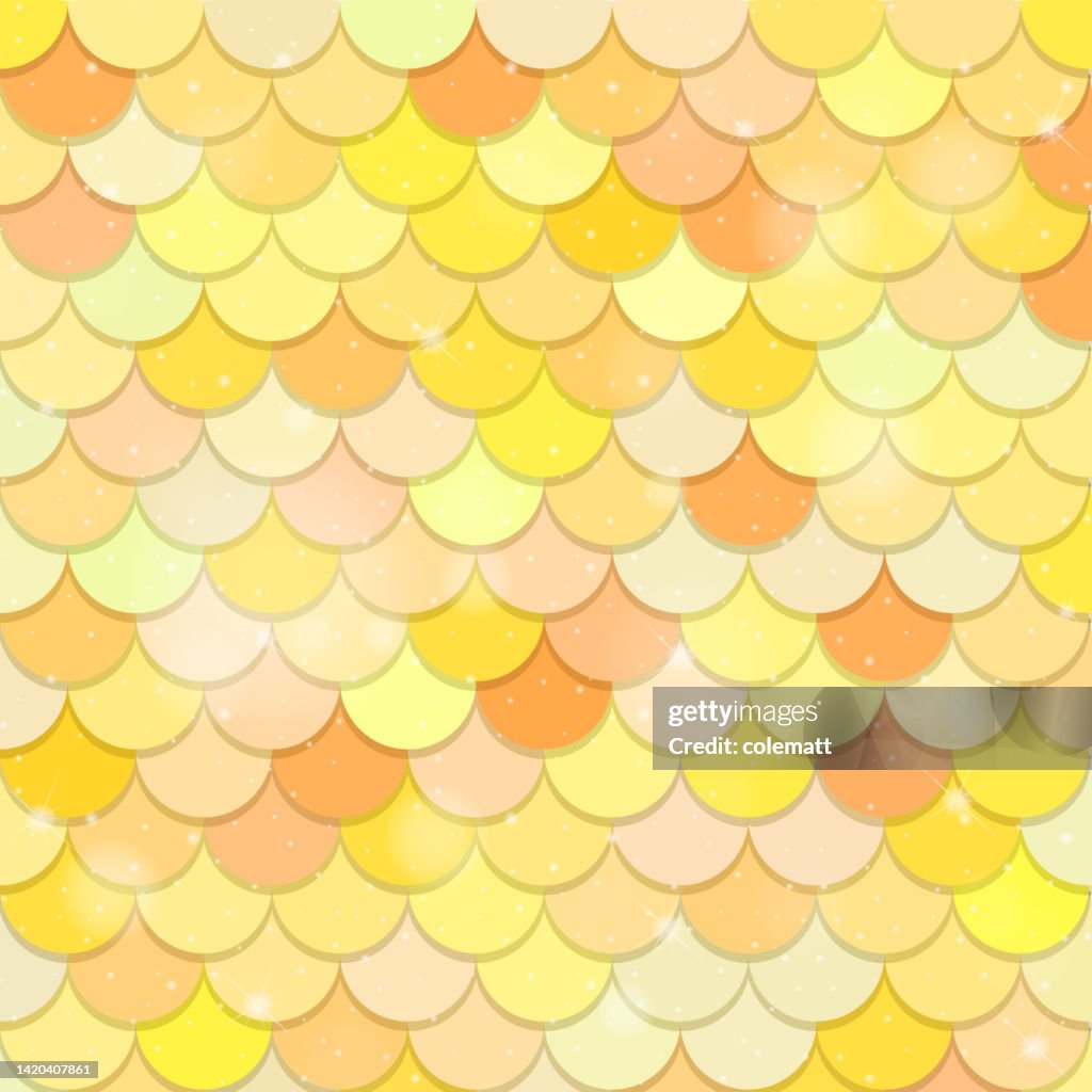 Fish Scale Seamless Pattern Background High-Res Vector Graphic - Getty ...