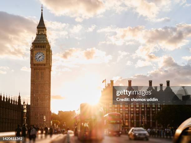 london city of westminster skyline at sunset - big ben london stock pictures, royalty-free photos & images