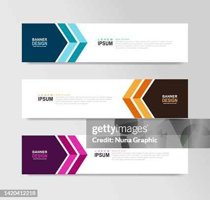 Banner abstracto vectorial Banner abstracto vectorial