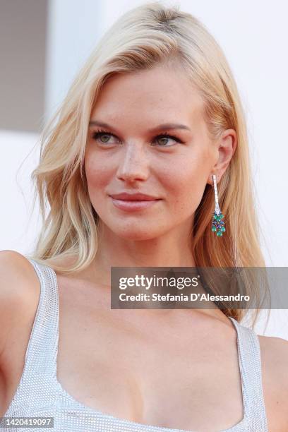 Nadine Leopold attends the "Bones And All" red carpet at the 79th Venice International Film Festival on September 02, 2022 in Venice, Italy.