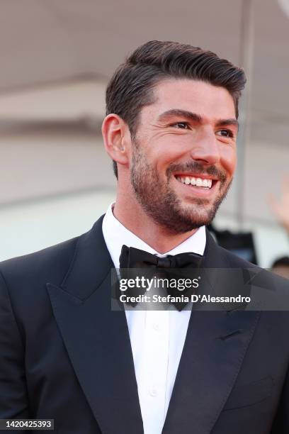 Ignazio Moser attends the "Bones And All" red carpet at the 79th Venice International Film Festival on September 02, 2022 in Venice, Italy.