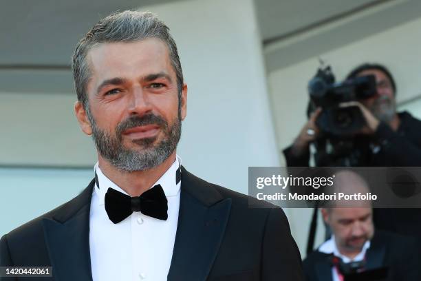 Luca Argentero at the 79 Venice International Film Festival 2022. Bones And All Red Carpet. Venice , September 2nd, 2022