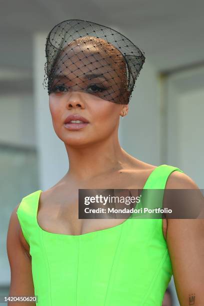 American actress Tessa Thompson at the 79 Venice International Film Festival 2022. Bones And All Red Carpet. Venice , September 2nd, 2022