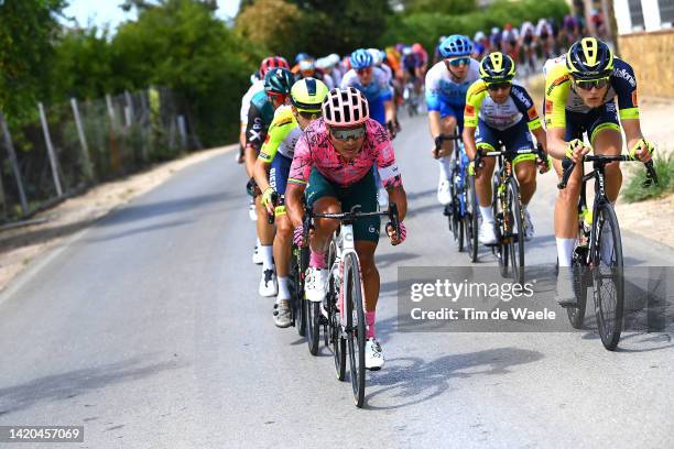 Louis Meintjes of South Africa and Team Intermarché - Wanty - Gobert Matériaux, Jonathan Klever Caicedo Cepeda of Ecuador and Team EF Education -...