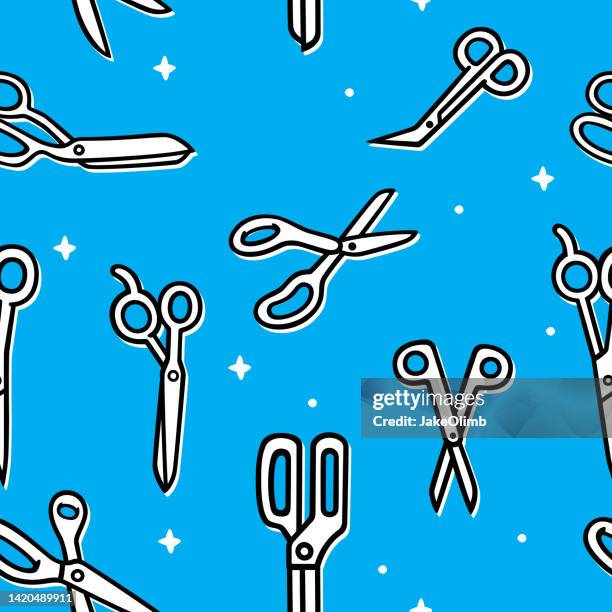 Pinter Scissors Layout 130 Scissors Cutting Background High Res Illustrations - Getty Images