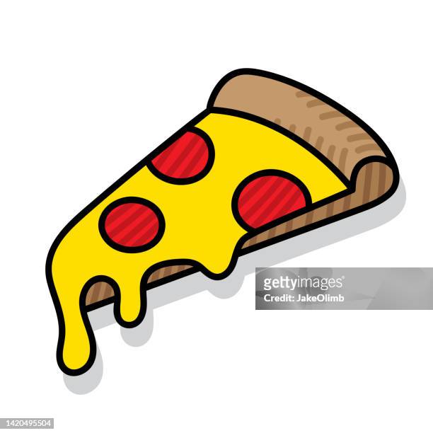 stockillustraties, clipart, cartoons en iconen met pizza doodle 6 - pizza