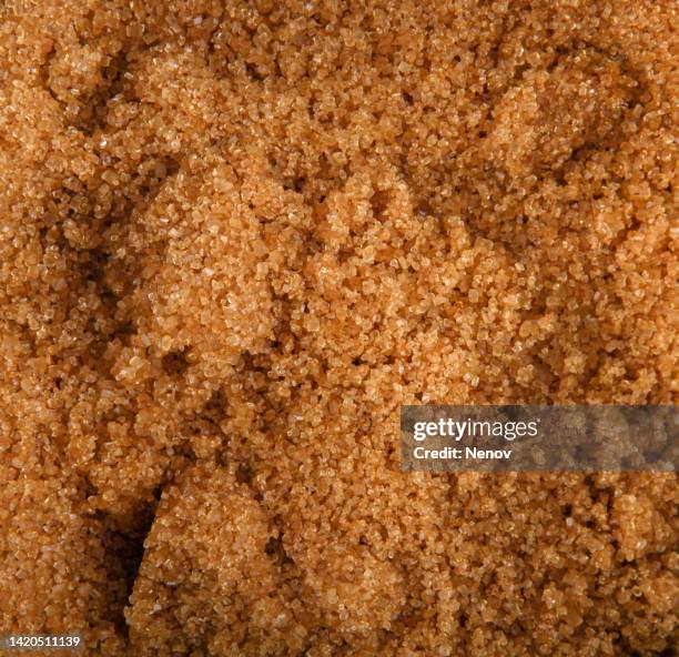 brown sugar texture image - turbinadosocker bildbanksfoton och bilder