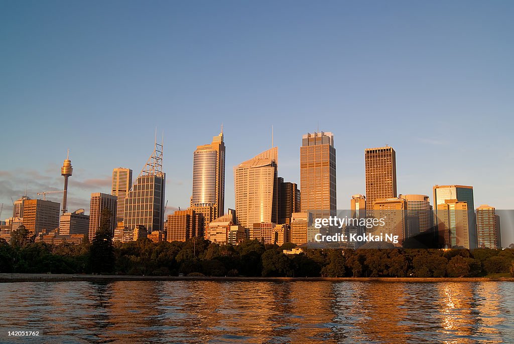 Morning view of Sydney