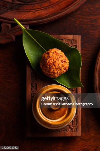 coconut chutney - kerala food stock-fotos und bilder