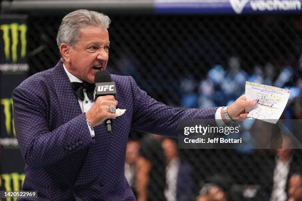 Ufc Commentators Ufc Octagon Announcer Photos and Premium High Res Pictures - Getty Images